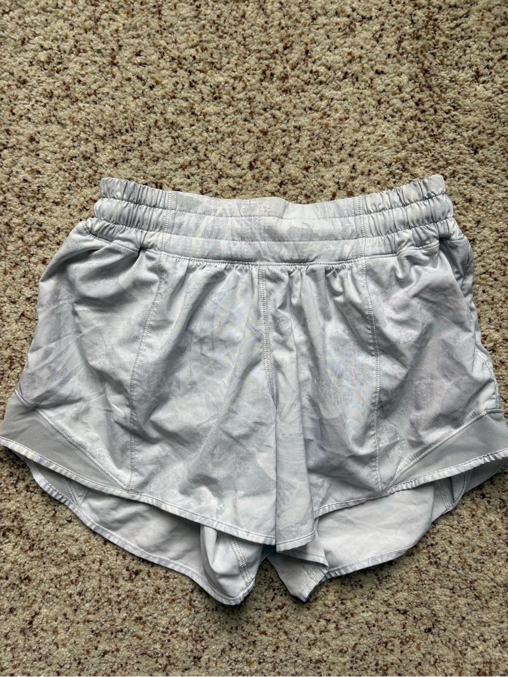 lululemon athletica Light Gray Women's Athletic Shorts